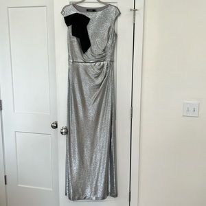 Ralph Lauren silver gown